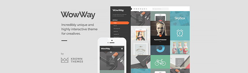 WowWay - Interactive & Responsive Portfolio Theme big
