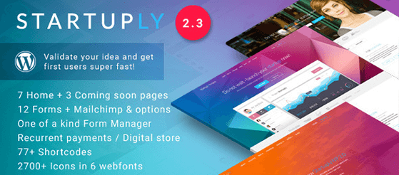 STARTUPLY V2.0 - MULTI-PURPOSE STARTUP THEME little